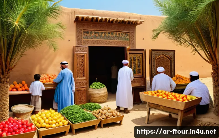 농촌관광지도사와 농업 인프라 - A vibrant rural agricultural festival scene in an Arabic village, showcasing traditional harvest cel...